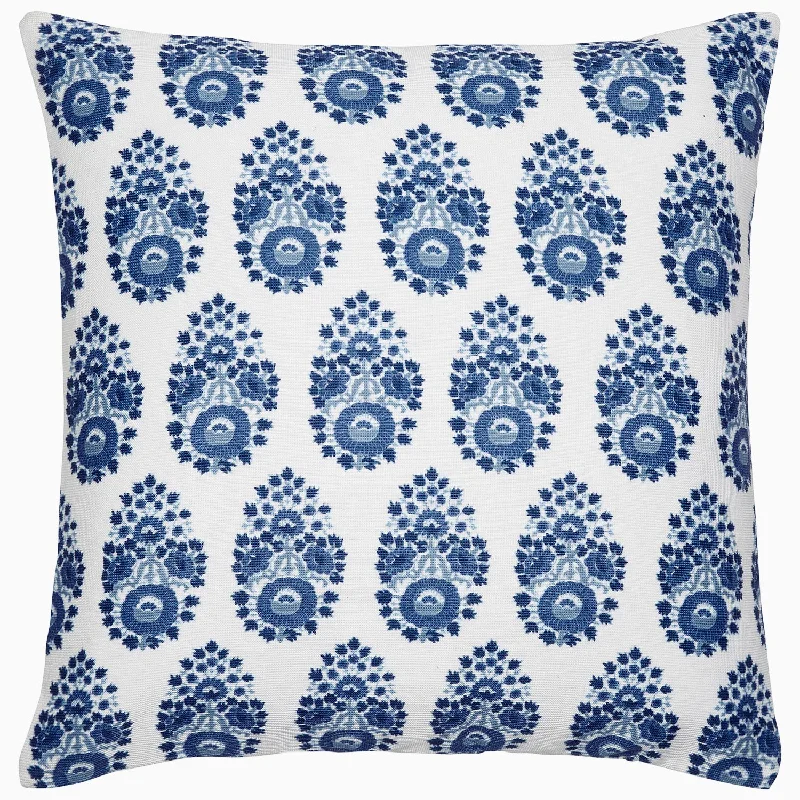 Soft and Fluffy Pillows for Bedroom ComfortAdira Indigo Outdoor Decorative Pillow