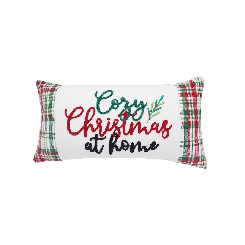 Orthopedic Pillows for Back Pain ReliefCozy Christmas Plaid Pillow