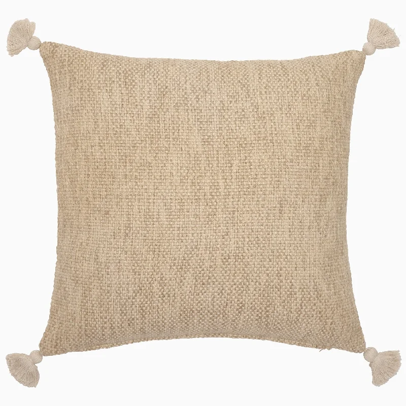 Soft and Fluffy Pillows for Bedroom ComfortWoven Sand Decorative Pillow