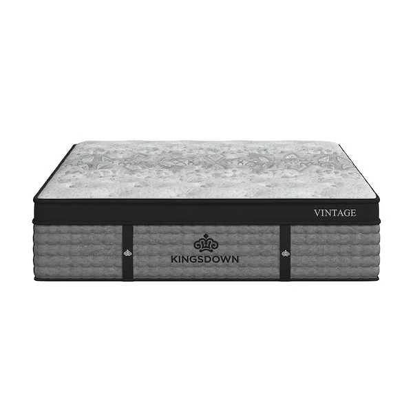 Wool - filled mattresses for natural insulation and moisture - wickingKINGSDOWN VINTAGE Silver Sage Ultra Plush Euro-Top