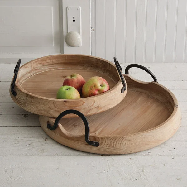 Twin - size bed skirts for a single bedAbrams Wood Tray Set
