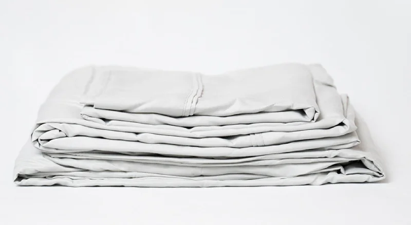 Natural latex and organic cotton blend mattressesBedTech Pewter Microplush Bamboo Sheet Set