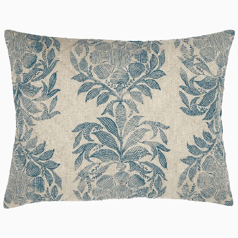 Adjustable Pillows for Customized ComfortAsma Peacock Woven Sham
