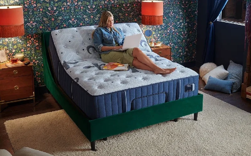 Polyester - foam mattresses for budget - friendly optionsSTEARNS & FOSTER Estate Firm Euro Pillow top