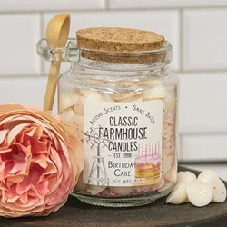 Floral - printed bed skirts for a feminine touchBirthday Cake Soy Gumdrop Melts Jar w/Spoon