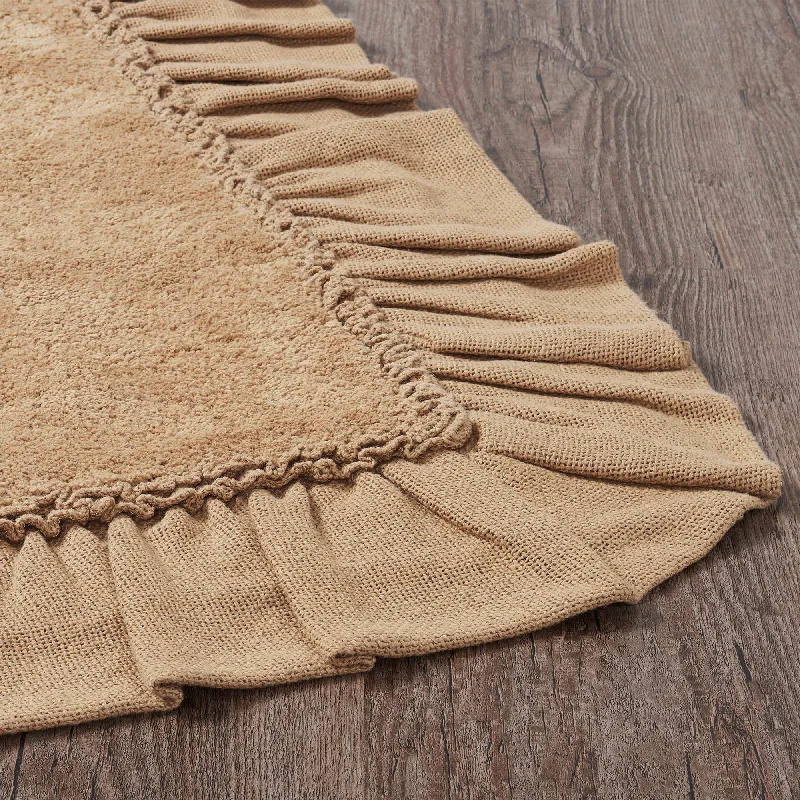 Bed skirts with a paisley print for an exotic feelBurlap Natural Bathmat 20x30