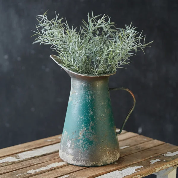 Bed skirts with a vintage - inspired patternGarden Luster Long-Mouth Pitcher