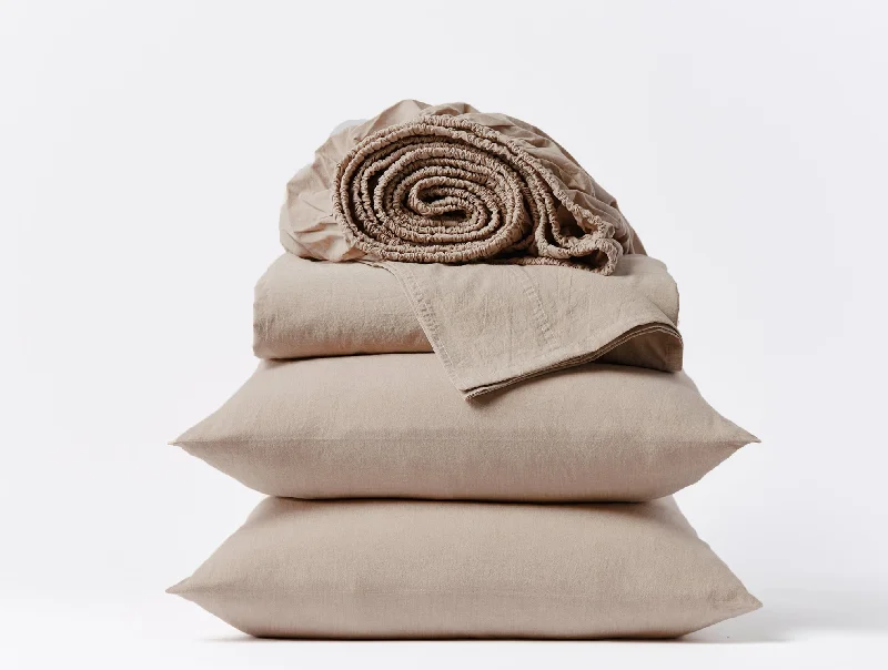 Memory Foam Pillows for Neck SupportOrganic Crinkled Percale™ Sheet Set