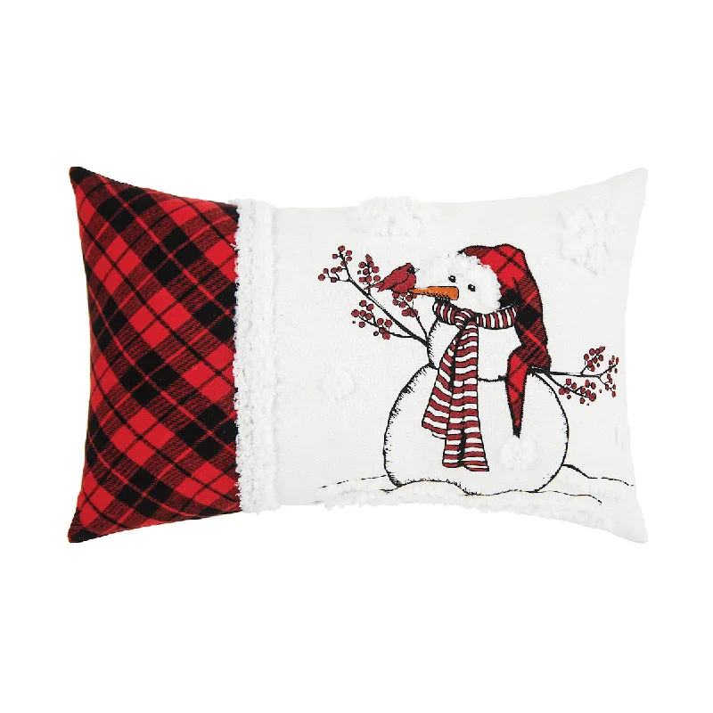 Square Pillows for Modern Home DecorSnowman Pillow