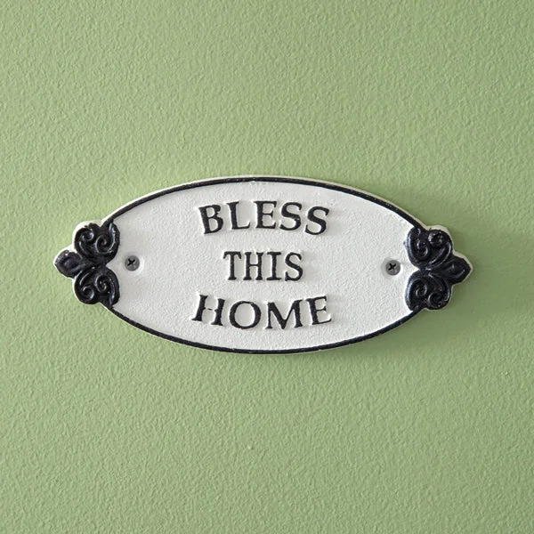 Bed skirts with a eco - friendly materialBless This Home Plaque - Box of 2