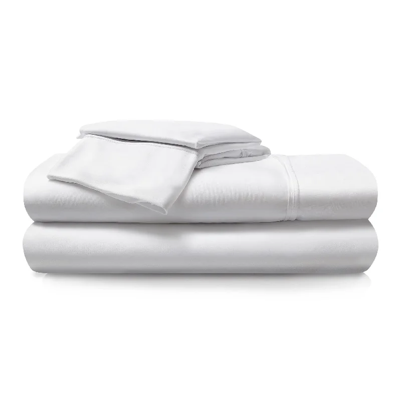 Hybrid mattresses combining foam and innerspring technologyDriTec White Sheet Set