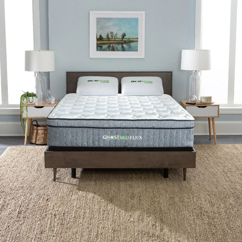 Wool - filled mattresses for natural insulation and moisture - wickingGhostBed Flex Hybrid