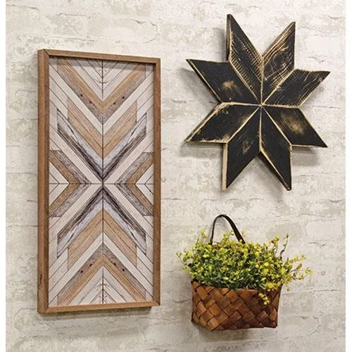 Bed skirts with a wrinkle - resistant fabricPattern Washed Driftwood Framed Print