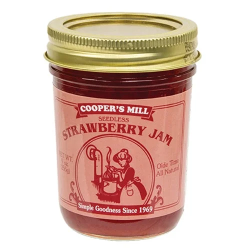Bed skirts with a vintage - inspired patternSeedless Strawberry Jam 9 oz Jar