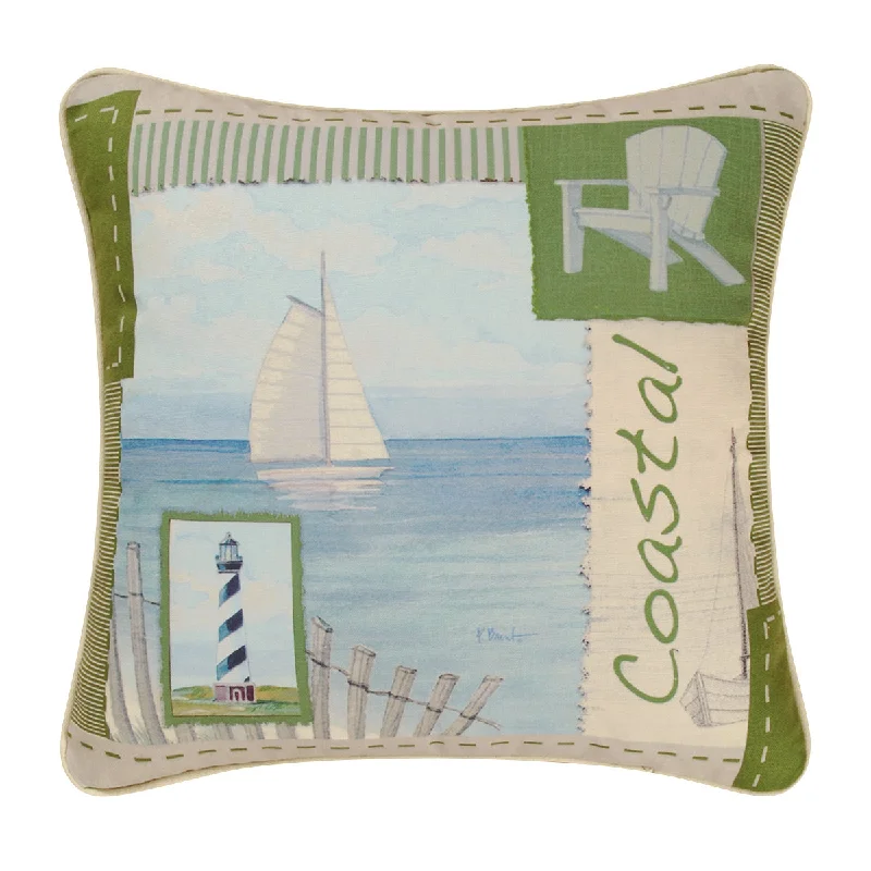 Plush Pillows for a Cozy BedCoastal Pillow
