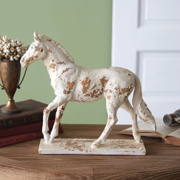 King - size bed skirts in solid colorsRoman Horse Statue