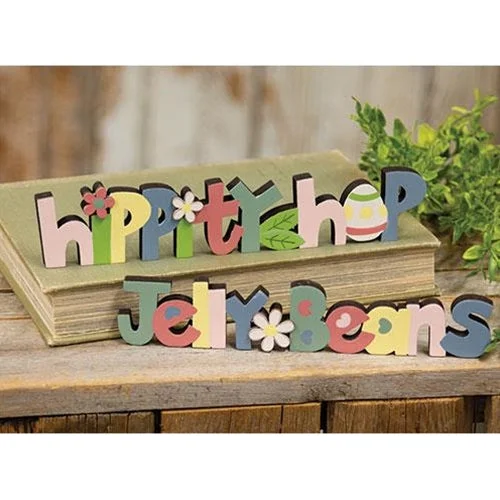 Cotton bed skirts for a soft and breathable lookJellybeans Wooden Word Cutout Sitter