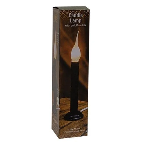 Bed skirts with a contemporary styleBlack Electric Candle Lamp w/Silicone Bulb 7"