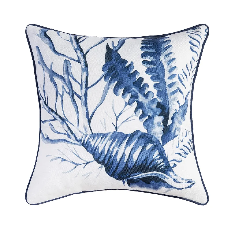 Cooling Pillows for Hot SleepersMidnight Lagoon Coral Pillow