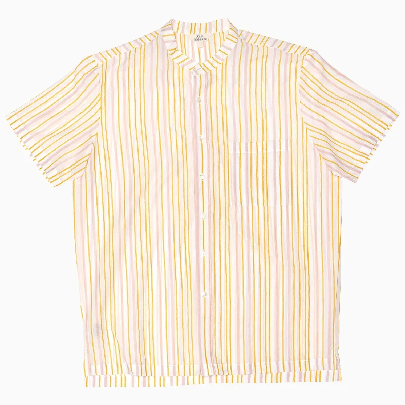 Travel Pillows for Long JourneysIshya Stripes Nehru Short Sleeve Shirt