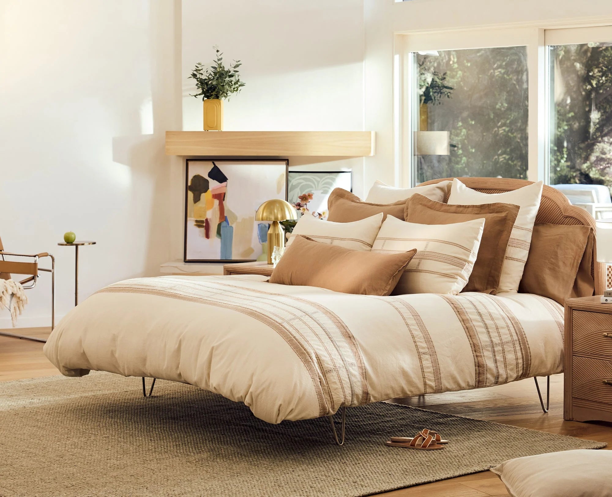 Plush Pillows for a Cozy BedBodega Bay Organic Duvet Set