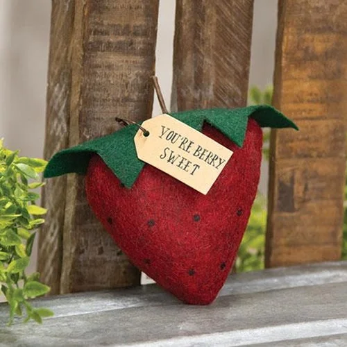 Bed skirts with a modern minimalist designStuffed Felt "You're Berry Sweet" Strawberry Ornament Bed skirts with a modern minimalist designStuffed Felt "You're Berry Sweet" Strawberry Ornament