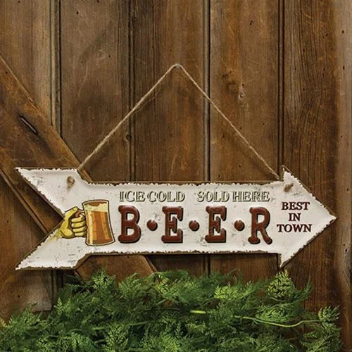 Bed skirts with a scalloped hem for a charming detailIce Cold Beer Sold Here Hanging White Metal Sign Bed skirts with a scalloped hem for a charming detailIce Cold Beer Sold Here Hanging White Metal Sign