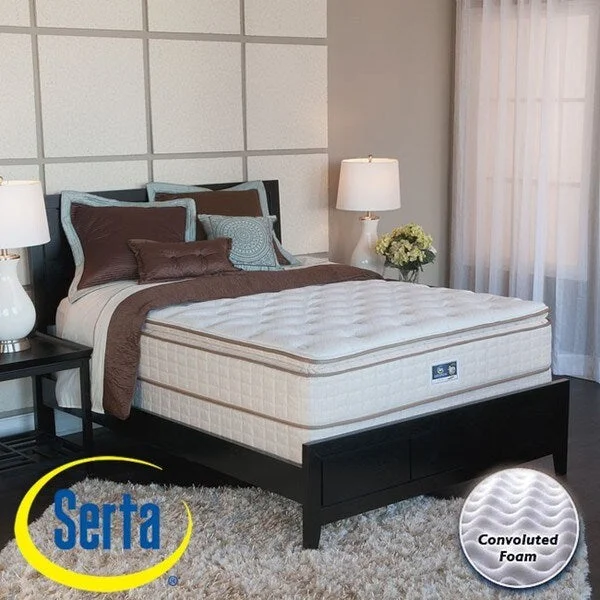 Innerspring mattresses with coil counts for supportSerta Bristol Way Pillow Top Twin-size Mattress and Box Spring Set
