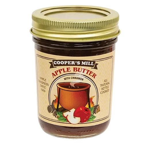 Bed skirts with a retro - style patternApple Butter w/Cinnamon & Sugar 8.5 oz Jar