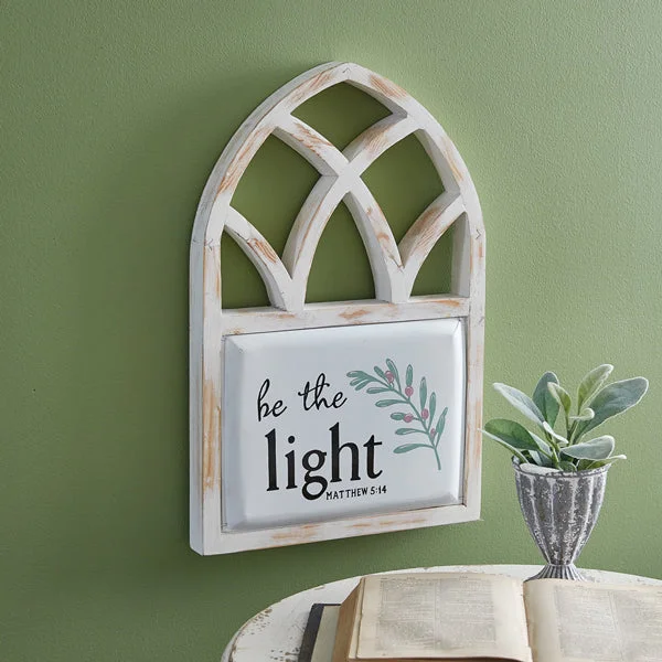 Bed skirts with a soft fleece lining for added comfortBe The Light Architectural Wall Sign