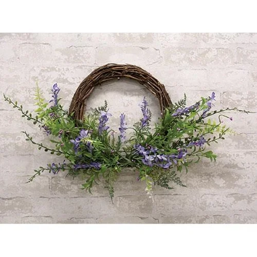 Velvet bed skirts for a luxurious and elegant appearanceLakeside Iris & Twig Half Wreath