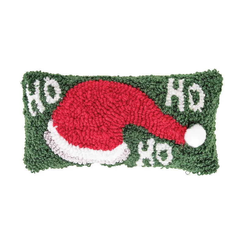 Orthopedic Pillows for Back Pain ReliefHo Ho Ho Hat Hooked Mini Pillow