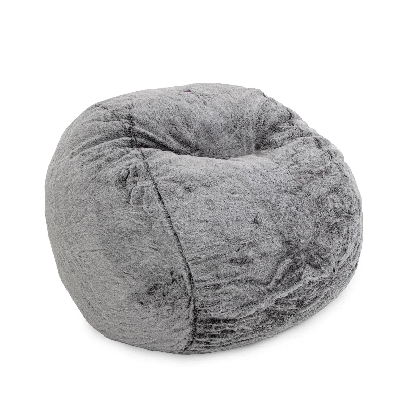 Gel - infused memory foam mattresses for cooler sleepBean Bag - Full - Chinchilla