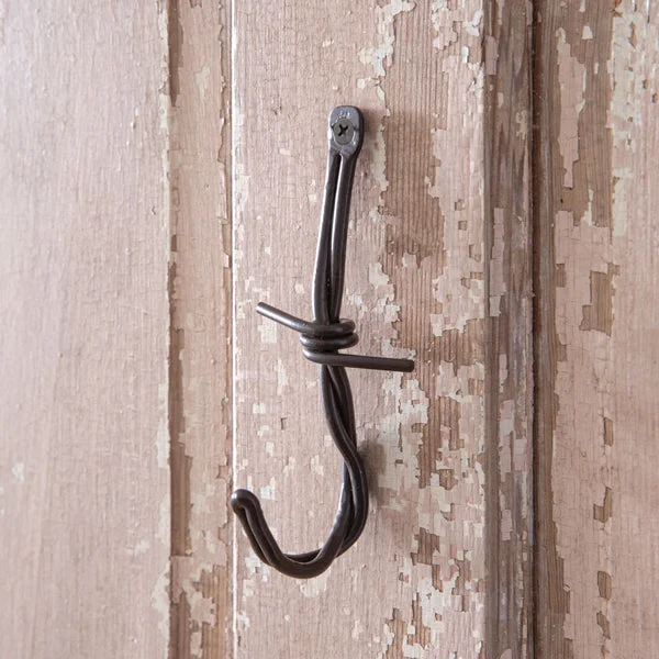 Bed skirts with a jacquard weave for a textured lookBarbed Wire Wall Hook - Box of 4