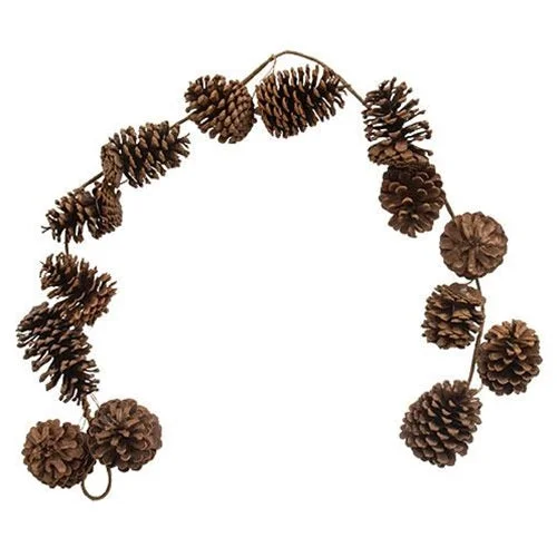 King - size bed skirts in solid colorsNatural Pine Cone Garland