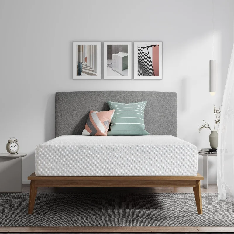Natural latex and organic cotton blend mattresses12 Inches Gel Memory Foam Mattressfor a Cool Sleep, Medium Comfort
