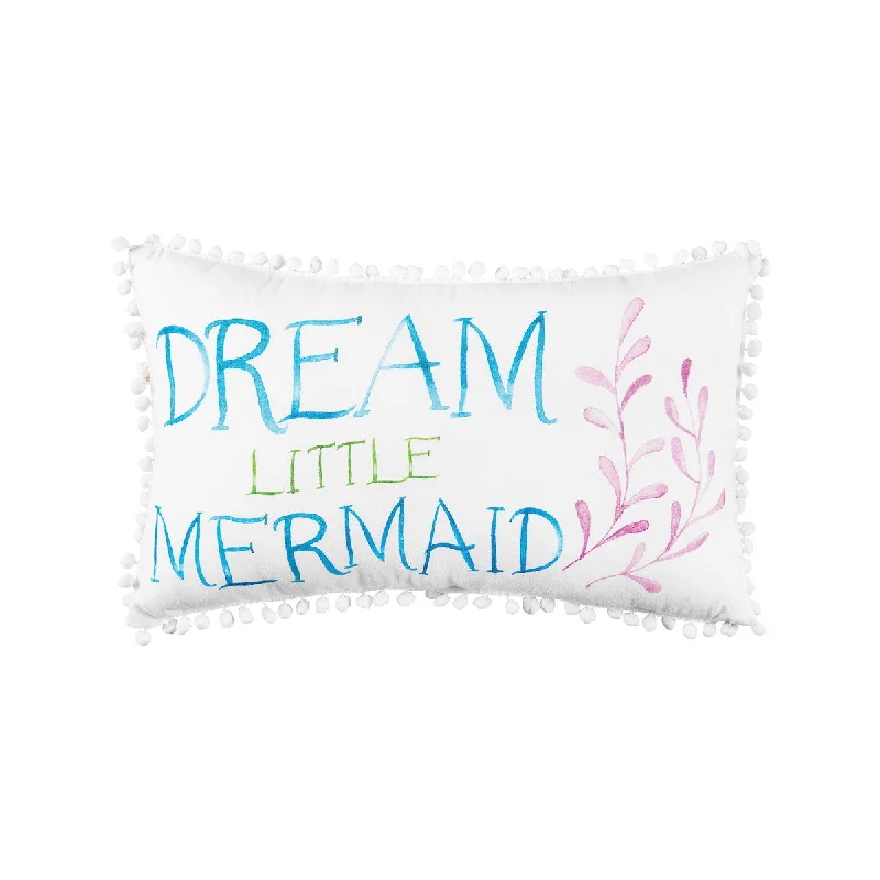 Kids Pillows with Fun DesignsDream Little Mermaid Pillow