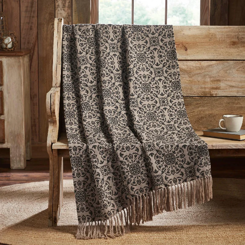 Decorative Pillows for Living Room MakeoverCustom House Black Tan Jacquard Woven Throw 50x60