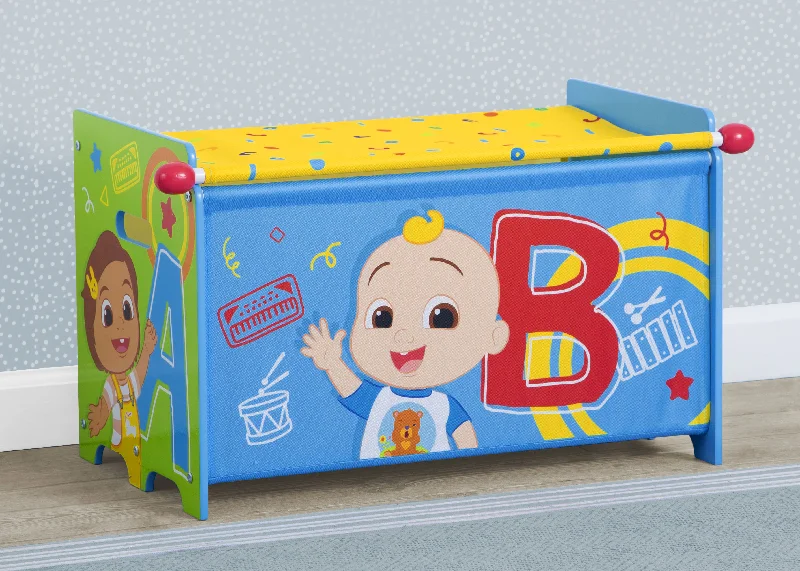Polyester - foam mattresses for budget - friendly optionsCoComelon Toy Box with Retractable Fabric Top