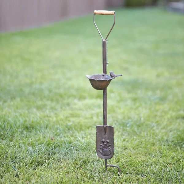 Bed skirts with a wrinkle - resistant fabricSpade Rain Gauge Garden Stake