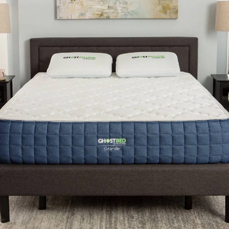 Natural latex and organic cotton blend mattressesGhostbed Grande Memory Foam 14" Mattress Natural latex and organic cotton blend mattressesGhostbed Grande Memory Foam 14" Mattress