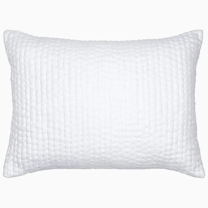 Adjustable Pillows for Customized ComfortVivada White Woven Sham