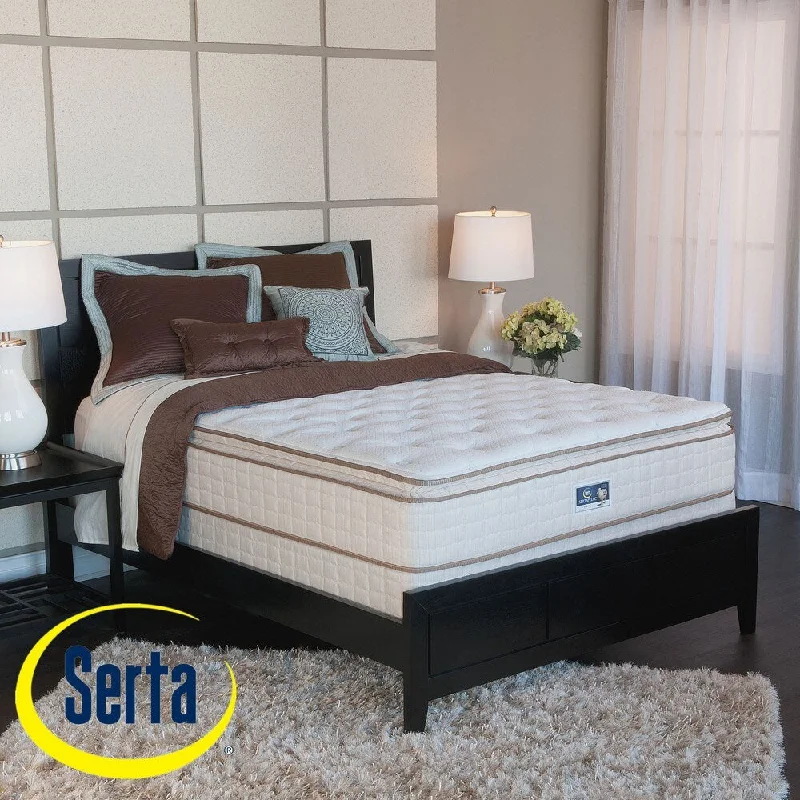 Latex mattresses with natural bounce and breathabilitySerta Bristol Way Pillow Top King-size Mattress and Box Spring Set