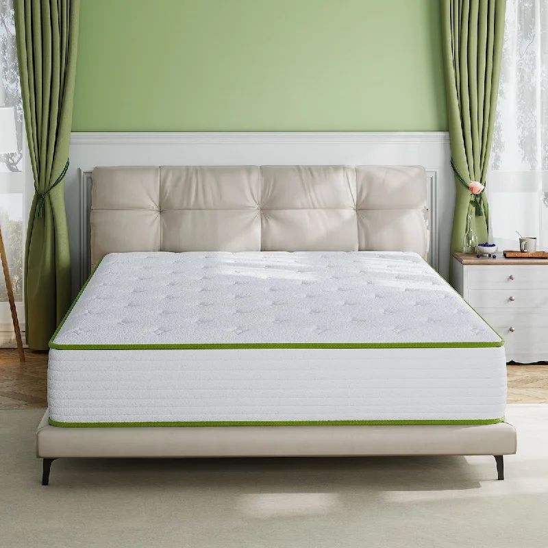 Memory foam mattresses for pressure relief and contouringIFLUOUS Medium Pillow Top 10 in.Cooling Hybrid Mattress with CertiPUR-US, SGS and OEKO-TEX Memory foam mattresses for pressure relief and contouringIFLUOUS Medium Pillow Top 10 in.Cooling Hybrid Mattress with CertiPUR-US, SGS and OEKO-TEX