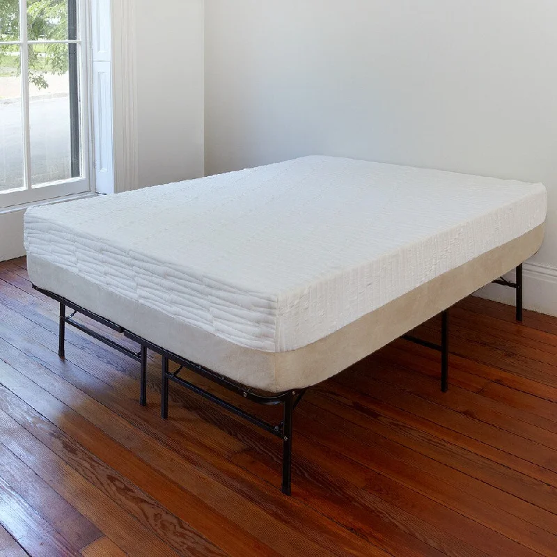 Gel - infused memory foam mattresses for cooler sleepPostureLoft Sienna 11-inch Full-size Latex Foam Mattress and Frame Set Gel - infused memory foam mattresses for cooler sleepPostureLoft Sienna 11-inch Full-size Latex Foam Mattress and Frame Set