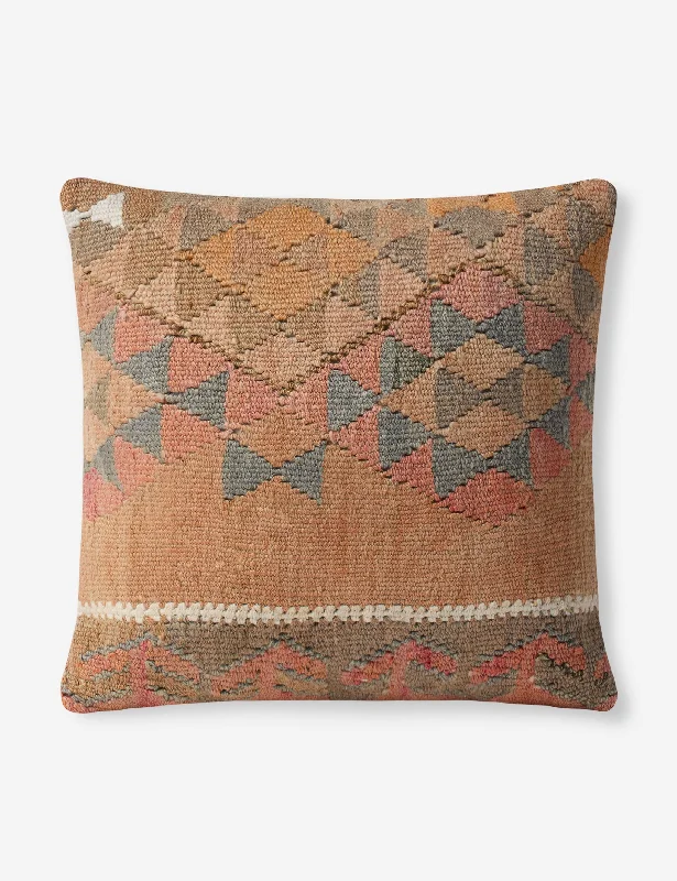 Square Pillows for Modern Home DecorVintage Pillow No. 65, 16" x 16"