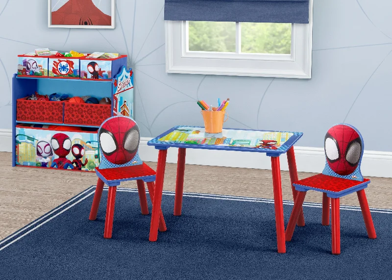 King - size mattresses for spacious master bedroomsSpidey and His Amazing Friends 4-Piece Toddler Playroom Set – Includes Play Table and 6 Bin Toy Organizer King - size mattresses for spacious master bedroomsSpidey and His Amazing Friends 4-Piece Toddler Playroom Set – Includes Play Table and 6 Bin Toy Organizer
