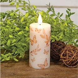Bed skirts with a contemporary styleApricot Breeze Butterfly Timer Pillar 2" x 4"