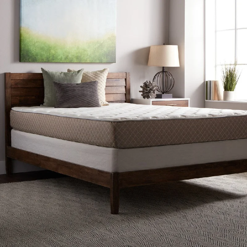 Hybrid mattresses combining foam and innerspring technologySelect Luxury Medium-firm Quilted-top 10-inch Foam Mattress Set