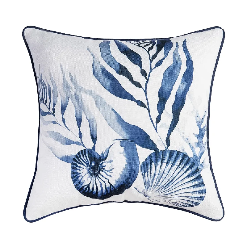 Decorative Pillows for Living Room MakeoverMidnight Lagoon Shells Pillow